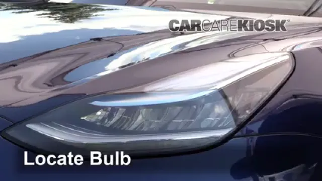 2018 Tesla 3 Electric Lights Headlight (replace bulb)